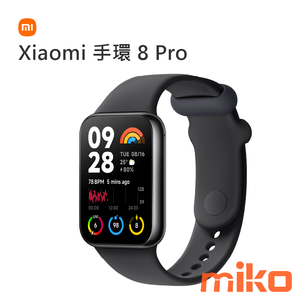 Xiaomi 手環 8 Pro 夜躍黑